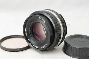 ★美品★Nikon NIKKOR 50mm F1.8 Ai-s パンケーキレンズ ニコン 単焦点 MF レンズ/#3070