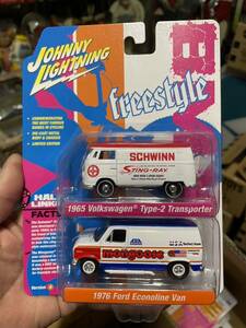 1965 Volkswagen Type-2 Schwinn Mongoose 1976 Ford Econoline Van bmx johnny lightning ジョニーライトニング シュウィン マングース