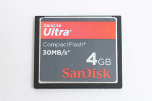 #85b SanDisk サンディスク Ultra 4GB 30MB/s CFカード コンパクトフラッシュ CF