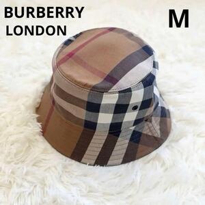 バーバリーロンドン現行タグバケット　ハット　帽子　BURBERRY 