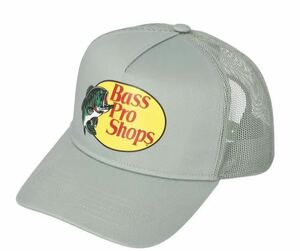 キャップ バスプロショップス bass pro shops cap hat 新品 メッシュキャップ スナップバック 日本未発売 長瀬智也 釣り sage green