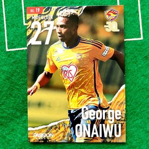 f20)VEGALTA ベガルタ 仙台 MF 27 George ONAIWU オナイウ 情滋 ジョージ トレーディングカード RE.19 2024