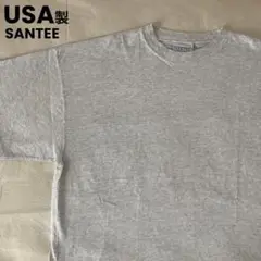 USA製　SANTEE  無地　pre shrunk  HAVWT  Tシャツ