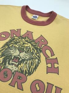 TOYS McCOY半袖トイズマッコイ　McHILL 　マックヒル　MONARCH Teeシャツ/黄×オリーブ/M/フリーホイラーズ