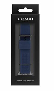 COACH コーチ アップルウォッチ用ベルトApplewatch STRAPS FITS 42MM AND 44MM CA 14700045 42mm 44mm ネイビー [並行輸入品]