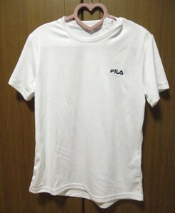 *送料無料*新品*ＬＬ*ＦＩＬＡ*半袖Ｔシャツ*吸水速乾*紫外線遮蔽率90％以上*ホワイト*バックロゴ*フィラ*