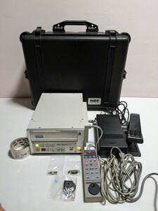  NAC IMAGE SVHS VCR ビデオデッキ HSV-500 C3 V831 HSV-500 VCR light clip NO:PUP110-14-R1 ケース付き