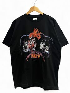 デッドストック 未使用 1998 90s KISS キス Psycho Circus Tee サイコ・サーカス Tシャツ Lサイズ 黒 ブラック バンドT ロック メタル