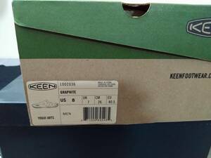 KEEN タイプ：Yogui カラー：GRAPHTE サイズ：26.0cm モデルNO.：102036