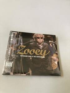 佐野元春　Zooey 初回限定盤　新品