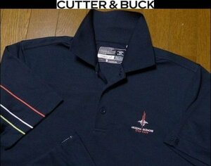 M(US)XL(JP位)★格安即決＋送無料★カッター&バックUSA限定GOLF COUNTRY CLUB特注4方向伸縮 ポロシャツCUTTER&BUCKカッターアンドバック