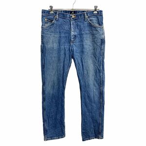 Wrangler カウボーイ ロングパンツ W36 ラングラー 47MWZ ビッグサイズ ブルー コットン メキシコ製 古着卸 アメリカ仕入 2406-517