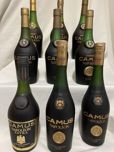 カミュ　 ナポレオン　9本セット 700ml 未開栓 まとめ　 CAMUS NAPOLEON COGNAC コニャック　ブランデー # ウイスキー