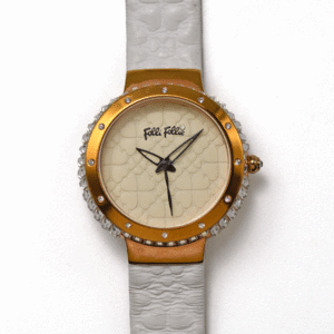 フォリフォリ Folli Follie 腕時計 WF13B032SP クォーツ クリスタル入り レディース 女性用 婦人用 腕時計 中古