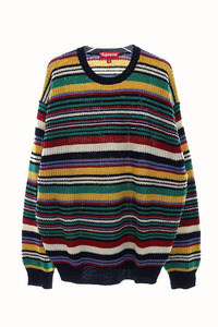 シュプリーム SUPREME 23AW Small Box Ribbed Sweater マルチカラー ニット セーター M【ブランド古着ベクトル】240301☆AA★ メンズ