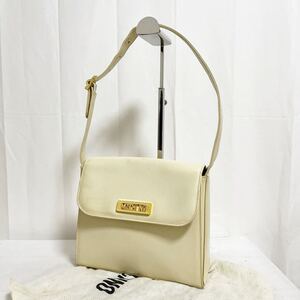 和400★ MOSCHINO モスキーノ レザーバッグ ハンドバッグ トートバッグ オフホワイト レディース