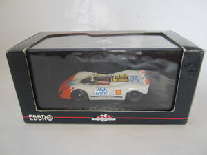 即決 エブロ 43729 1/43 ポルシェ 908 スパイダー 1969年タルガ・フローリオ優勝 №266 ゲルハルト・ミッター／ウド・シュッツ