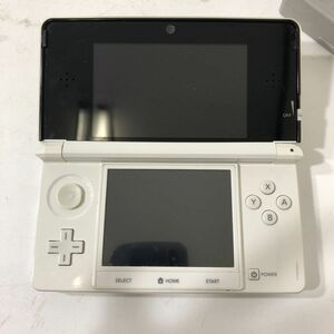 動作確認/初期化済み NINTENDO 3DS CTR-S-JPN-C0 本体 充電ケーブル付き ホワイト【送料無料】AAL1002小8853/1031