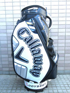 未使用　Callaway PARADYM 　キャディーバック　3点式　9.5型 キャロウェイ パラダイム　ブラック×ホワイト