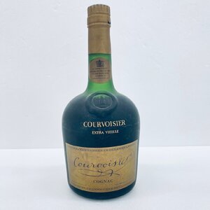 【TJ2685】【未開栓 古酒】 COURVOISIER EXTRA VIEILLE 容量・度数記載なし クルボアジェ コニャック ブランデー グリーンボトル