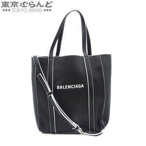 101752247 バレンシアガ BALENCIAGA エブリデイ トート XXS 2WAY ショルダーバッグ 551815 ブラック レザー レディース