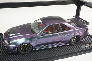 ignition model イグニッションモデル 1/18 Nissan 日産 ニスモ R34 GT-R Z-tune ミッドナイトパープル III IG0009