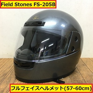 フィールドストーン/フルフェイスヘルメット/fs-205b/57-60cm/2021年製/ガンメタリック/バイク/オートバイ/セーフティ/39