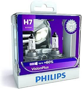 フィリップス 自動車用バルブ&ライト ヘッドライト ハロゲン H7 3300K ヴィジョンプラス 車検対応 2個入り PHILIP
