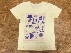 RADWIMPS アルトコロニーツアー 2009 ライブ ロック バンド 半袖Tシャツ メンズ 綿100% M 黄色