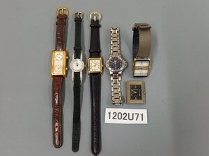 1202U71　腕時計　文字盤　ジャンク品　おまとめ6点　FOSSIL　adidas　Body Max など ※動作未確認