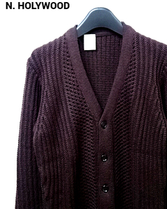 36 ￥35,640【N.HOOLYWOOD KNIT CARDIGAN 132-KT04 ミスターハリウッド カーディガン ニット エヌハリウッド カーディガン】