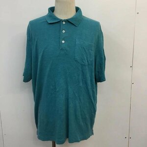 USED XL 古着 ポロシャツ 半袖 Croft&Barrow 胸ポケット Polo Shirt 薄緑 / ライトグリーン / 10058121