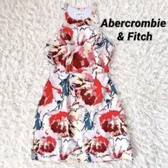 Abercrombie & Fitch【M】花柄ノースリーブワンピース　ミニ丈