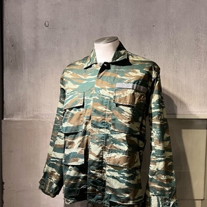 Deadstock Greek Army Field Jacket デッドストック ギリシャ軍 リザードカモ ミリタリー 実物 コットンポリ フィールドジャケット 軍モノ