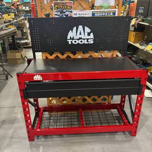 【未使用品(未開封)】マックツール(MACTOOLS) ペグボード付ワークベンチ 佐川急便にて着払発送