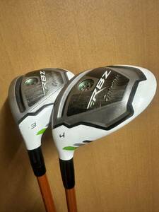 (2本)RBZ U3,U4 TOUR AD DI-75 HYBRID R 管理番号0009 テーラーメイド レフティ 左打ち TaylorMade ユーティリティ ハイブリッド