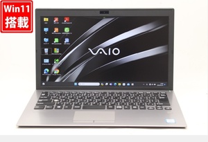 中古 フルHD 13.3型 SONY VAIO VJPG11C11N Windows11 八世代 i5-8250U 8GB 256GB-SSD カメラ 無線 Office付 中古パソコン 税無 管:1651w