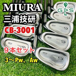 名器　三浦技研　MIURA CB-3001 アイアンセット JAPAN DG S200 ダイナミックゴールド　S ゴルフ