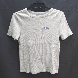 ◇ GAP ギャップ クルーネック 半袖 サイズ L グレー レディース E