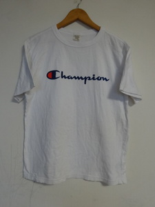 ★チャンピオンChampionロゴ入り半袖TシャツLARGEホワイト