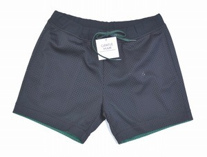 Mr. GENTLEMAN ミスタージェントルマン REVERSIBLE MESH SHORTS リバーシブルメッシュショーツ S BLACK×GREEN HALF PANTS ショートパンツ