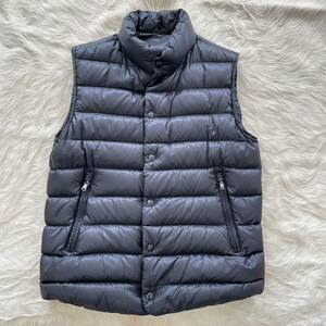 MONCLER/モンクレール ダウンベスト メンズ サイズ1 ブラック 中古品　 ◆　6993 