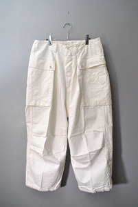 HERILL Nep denim M44 Trousers ヘリル ネップ デニム ライトオンス パンツ ホワイト/3