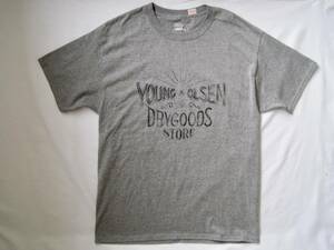 YOUNG&OLSEN The DRY GOODS STORE ヤング&オルセン ザドライグッズ ストア ビーフィーTシャツ サイズ４　　SUN/kakke 三角形