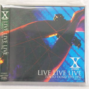 ＜美品＞　X JAPAN　 /　LIVE LIVE LIVE　TOKYO DOME 1993-1996　（CD2枚組）　　帯付　　国内正規セル版