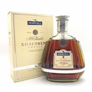 【未開栓】 MARTELL マーテル XO SUPREME スプリーム コニャック ブランデー 700ml 40% 箱