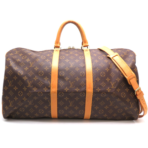 ［飯能本店］LOUIS VUITTON LV ルイ・ヴィトン キーポル55　 M41414（旧型） ボストンバッグ モノグラム モノグラム/ブラウン DH78202