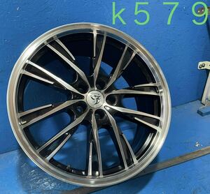 〈K579〉ホイール1本　Kashina 18インチ7.5J オフセット+48 PCD5H100 ハブ67mm ボルト穴13mm