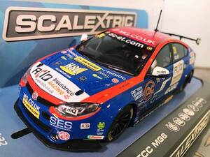 1/32 SCALEXTRIC C3736 BTCC MG6 Triple Eight Racing No.31 スロットカー