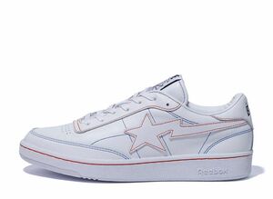 A BATHING APE × Reebok Club C 85 "White" 26.5cm Q47367